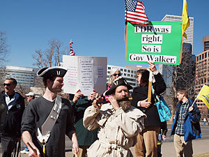 Capitol rally draws union supporters, opponents