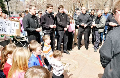 Civil unions bill killed on party-line vote