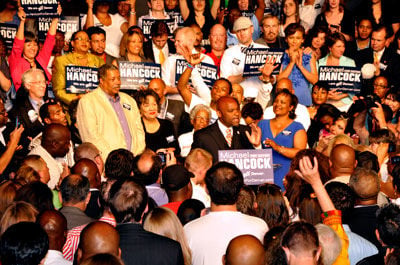 Hancock easily elected mayor