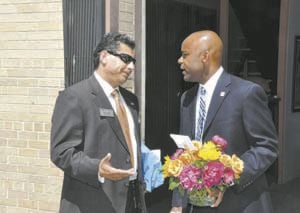 Mayor-elect Hancock gets down to biz