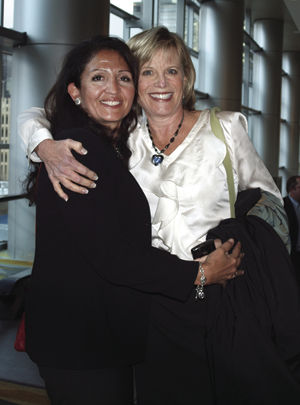 Kelly Brough meets her match at 'I Have a Dream' roast