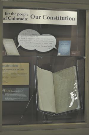 Colorado Constitution exhibit inspires dialogue