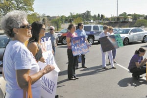 National DNC leader Wasserman Schultz campaigns for Obama in Denver