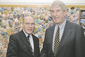 Tom Cronin and Bob Loevy on the color purple