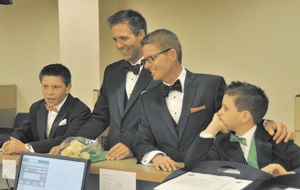 Partners say ‘we do’ after civil unions legislation becomes a reality