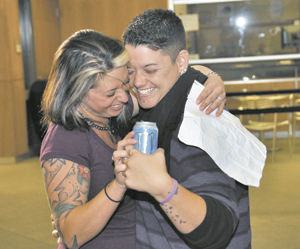 Partners say ‘we do’ after civil unions legislation becomes a reality
