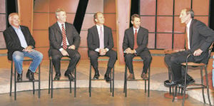 No fireworks among GOP guv candidates