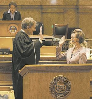 New state senator Zenzinger sworn into office