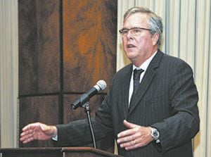 Republicans rally for Jeb Bush — and help cousin Walker Stapleton