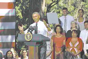 Obama raises hopes, money, in Denver