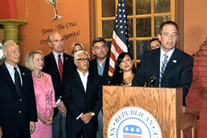 National GOP chief in town