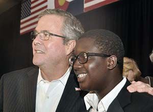 Bush rallies for Colorado Republicans