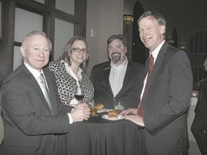Hickenlooper supporters wait for their train to come in