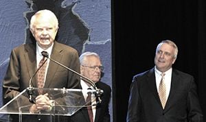 Revelers celebrate at inaugural dinner and concert