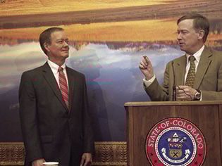 Former governors back Hick on student testing standards