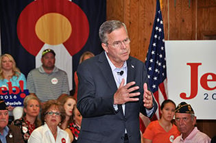 Jeb Bush talks vets, immigration at town hall