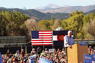 Big Sanders crowd points to Dem divide