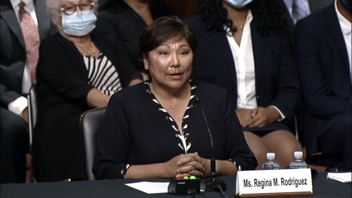 Gina Rodriguez testifies before Senate Judiciary Committee
