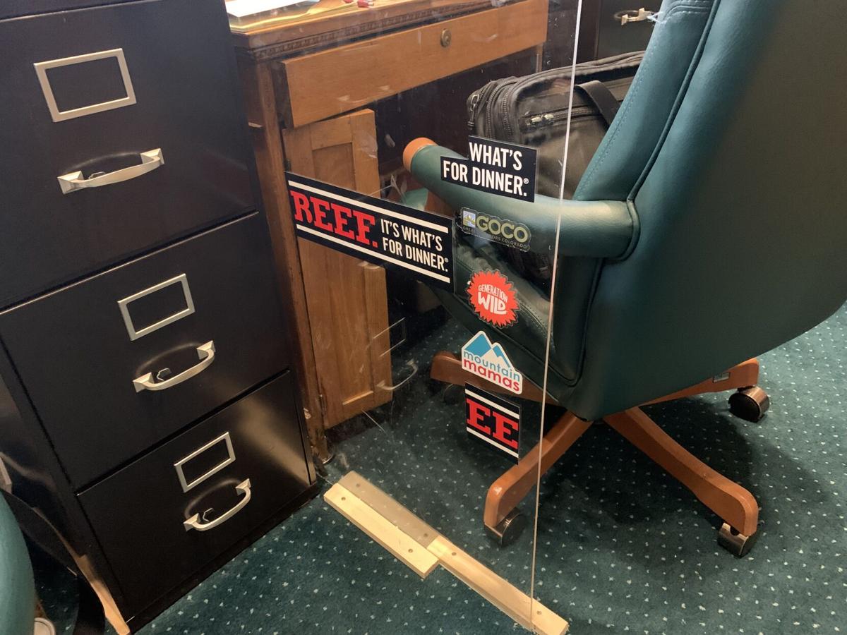Rep. Alex Valdez' desk