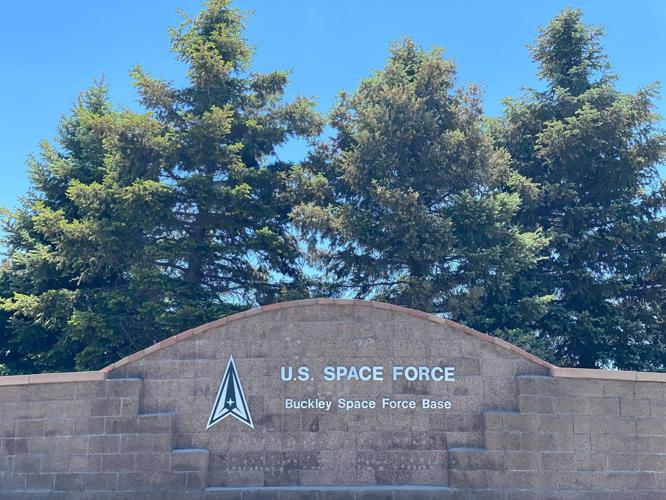 Buckley Space Force Base sign