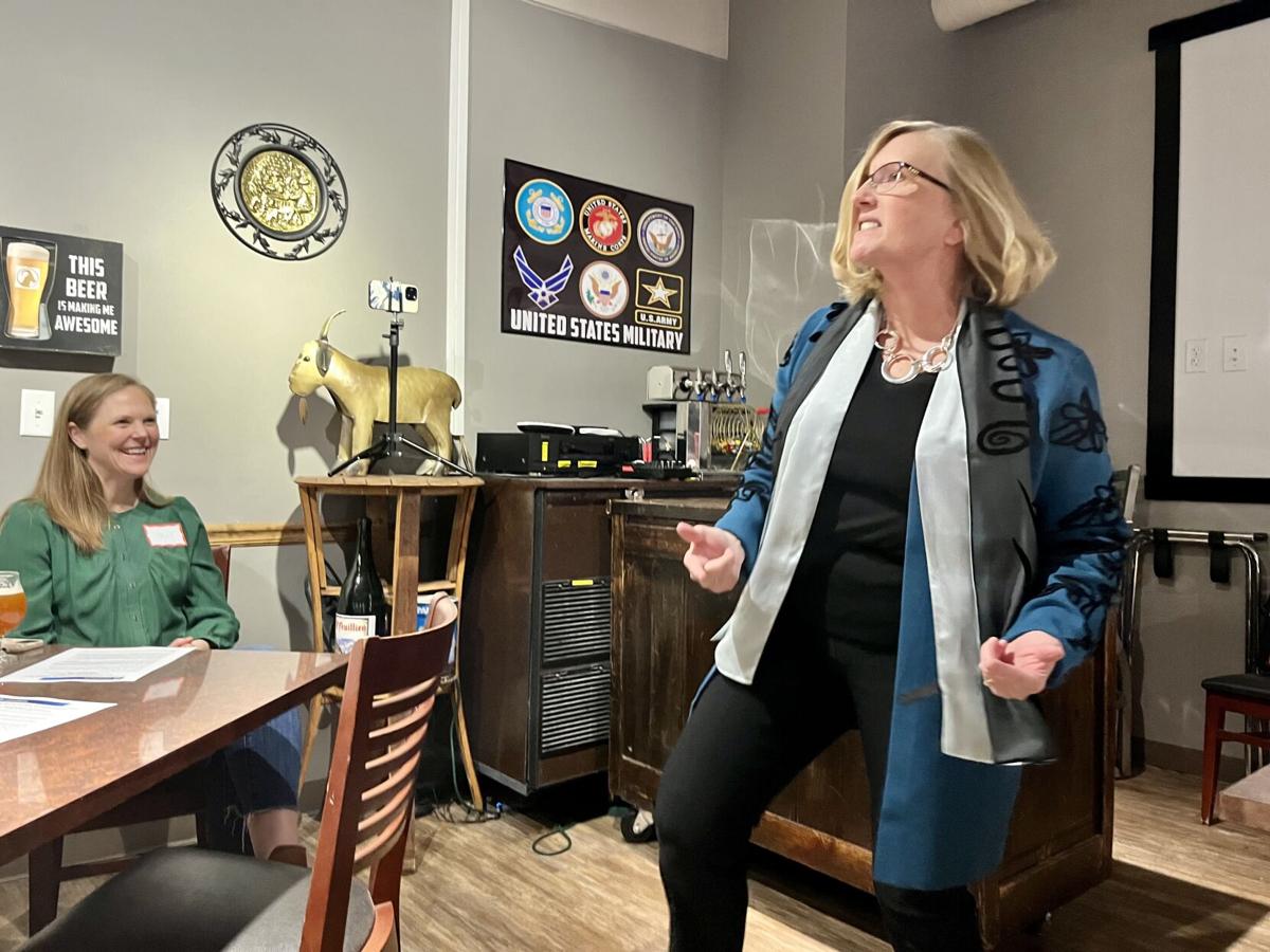 Judge Julie Field presents about improv comedy and the law