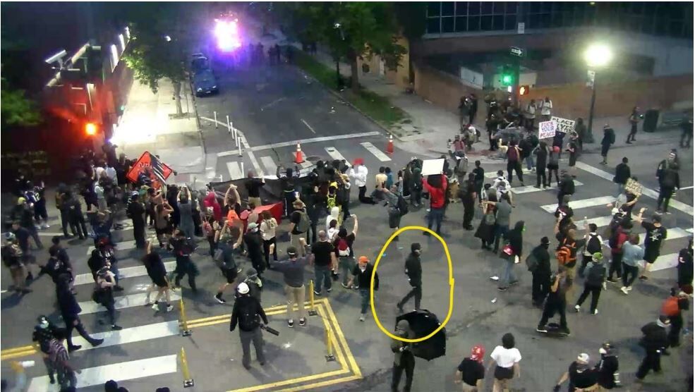 Tyson McCormick at George Floyd protest