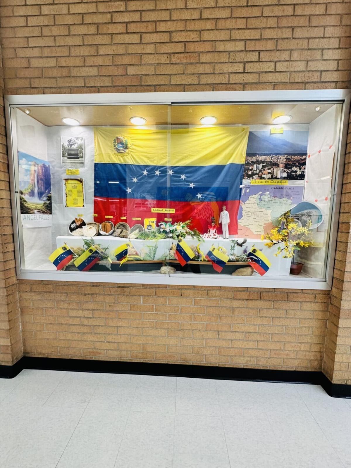 Eagleton Elementary School display case