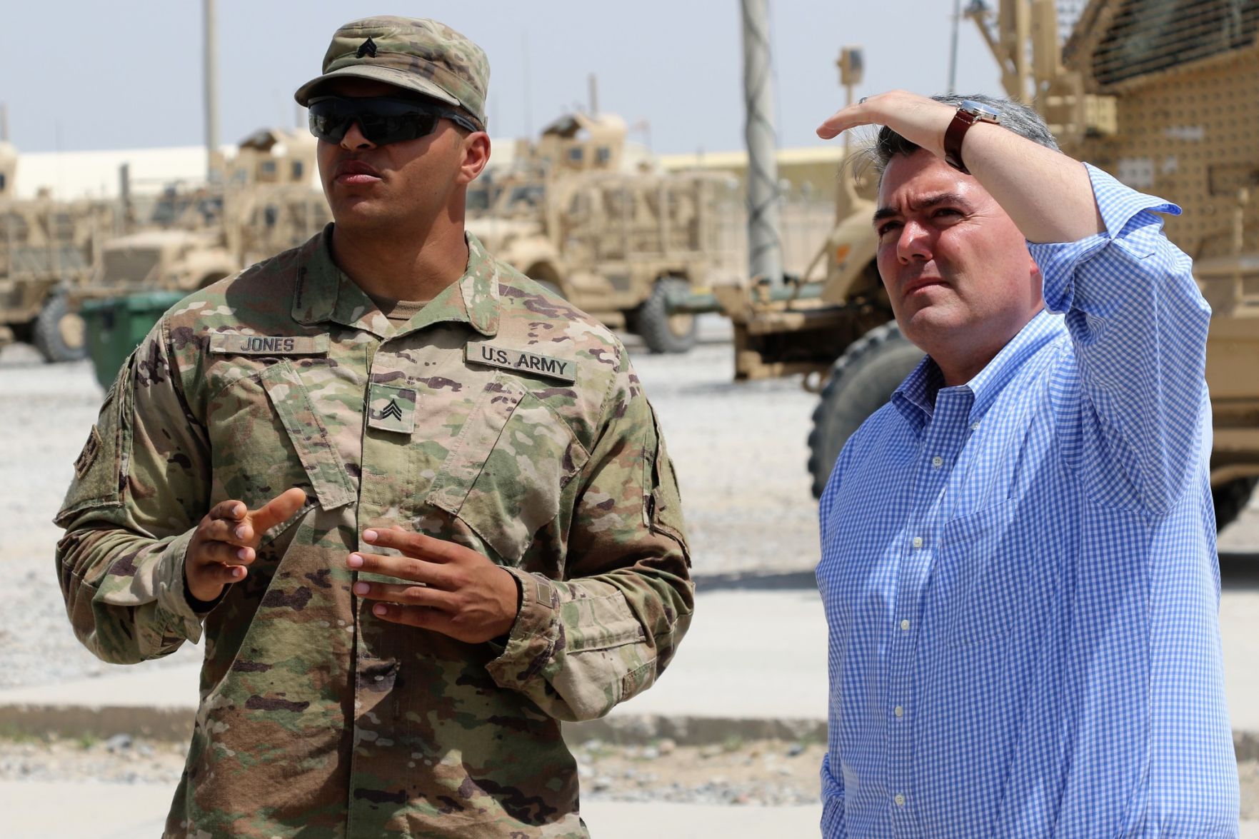 After Afghanistan visit, Gardner says new U.S. combat rules are thwarting Taliban