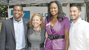 Urging students to register to vote