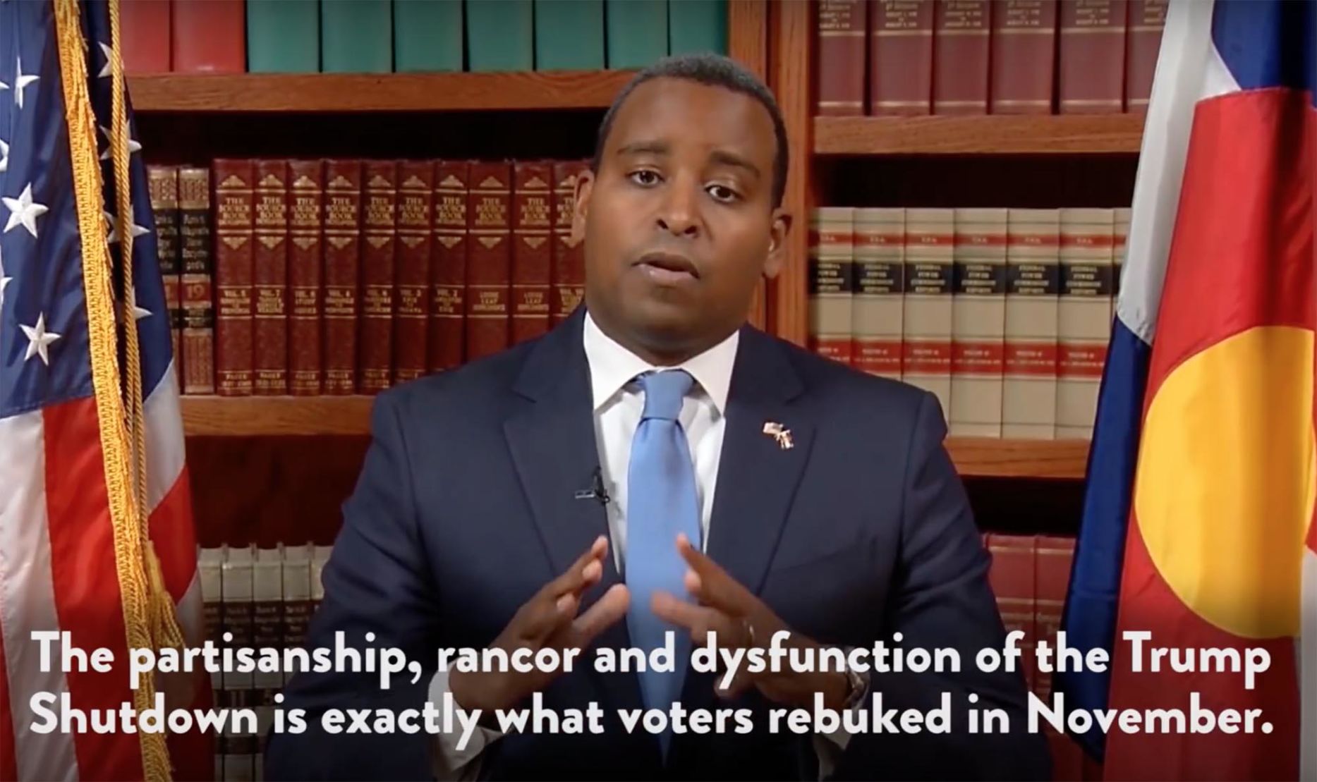 Neguse slams ‘Trump shutdown,’ touts election reform in weekly Democratic address