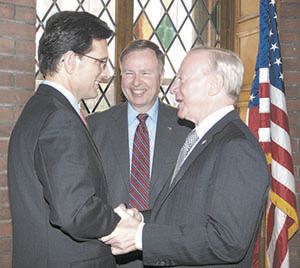 Majority Leader campaigns for Lamborn