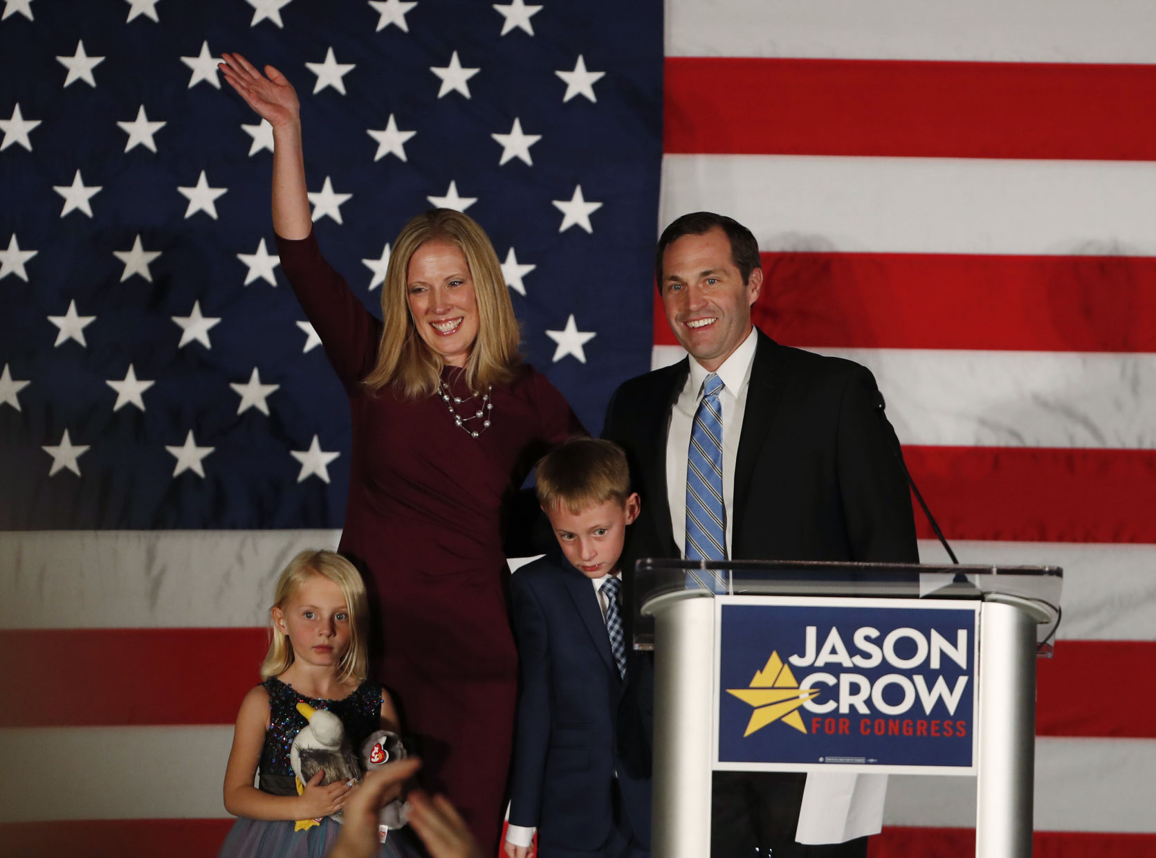 WATCH: Jason Crow’s election night victory speech
