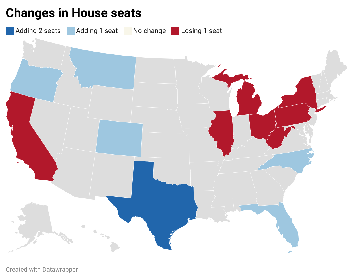 Unhappy states consider census lawsuit to stop new political map