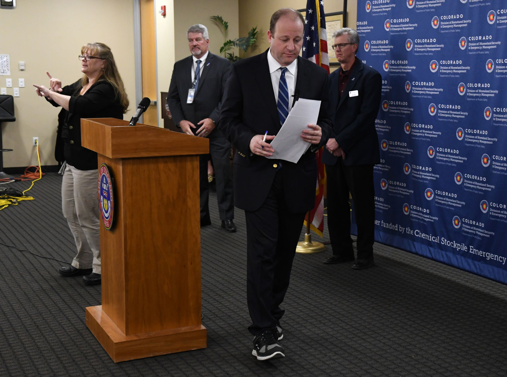 Polis to address state Monday evening in a televised, ‘Oval Office-style’ address