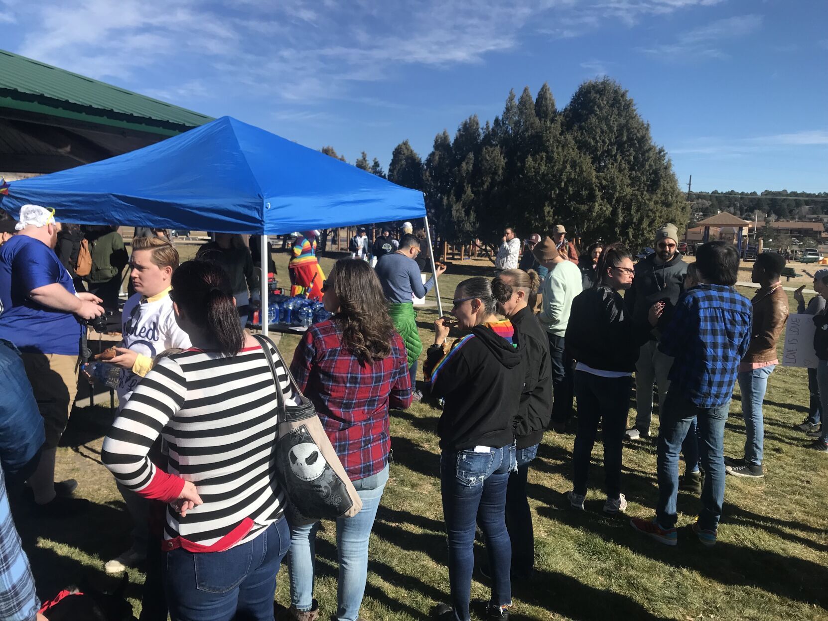 Colorado Springs LGBTQ+ advocacy group holds solidarity rally at Palmer Park