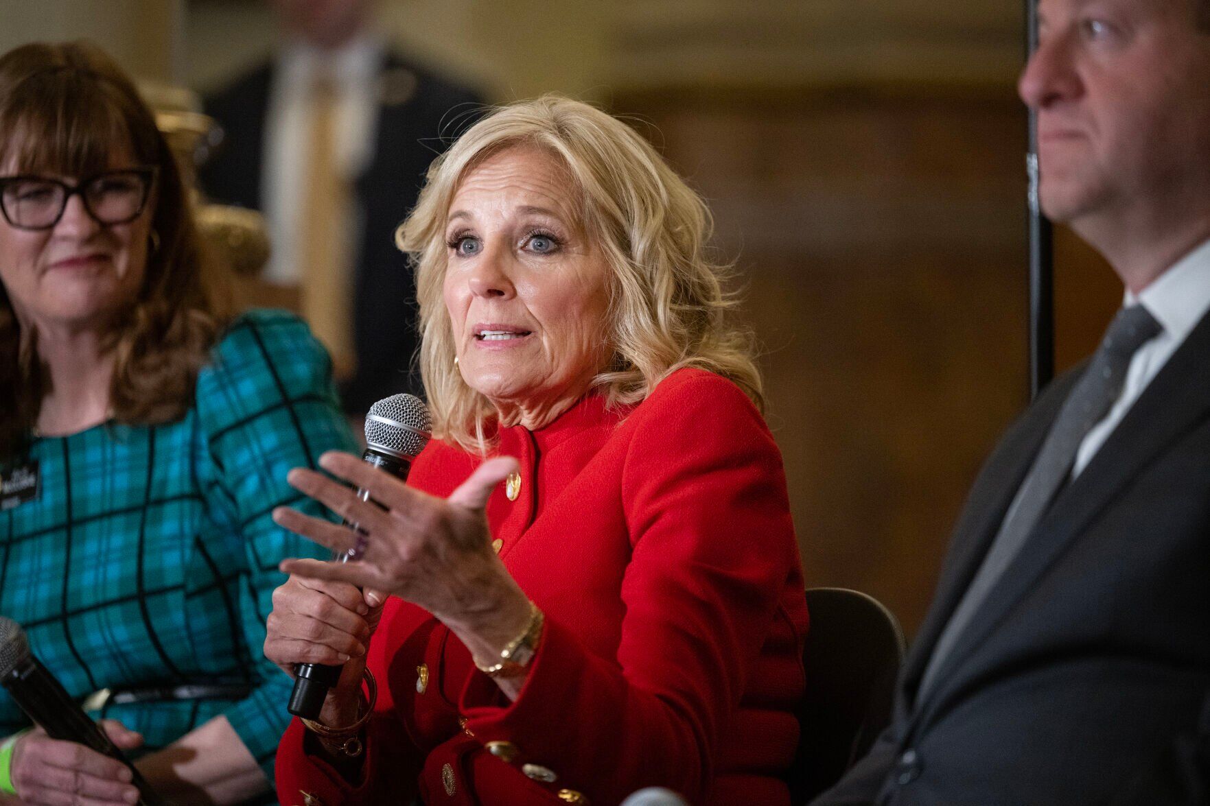 Jill Biden’s plane diverted back to Denver after aircraft issue