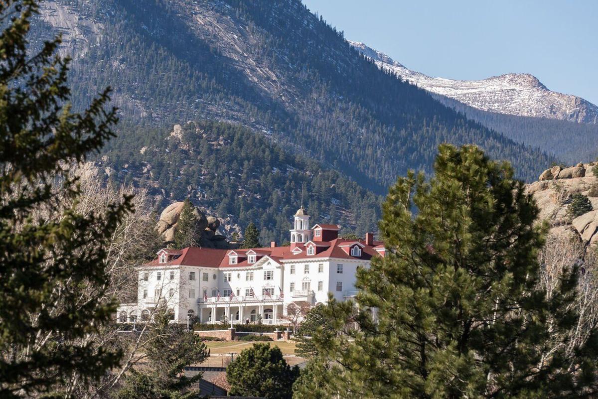 View of the historic Stanley Hotel in Estes Park