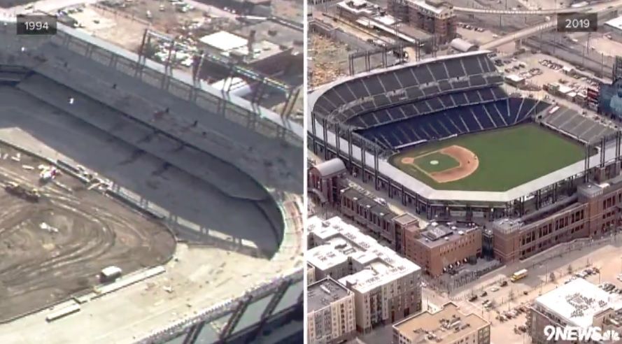 Coors Field: A home-opener look back at how the ballpark transformed Denver (VIDEO)
