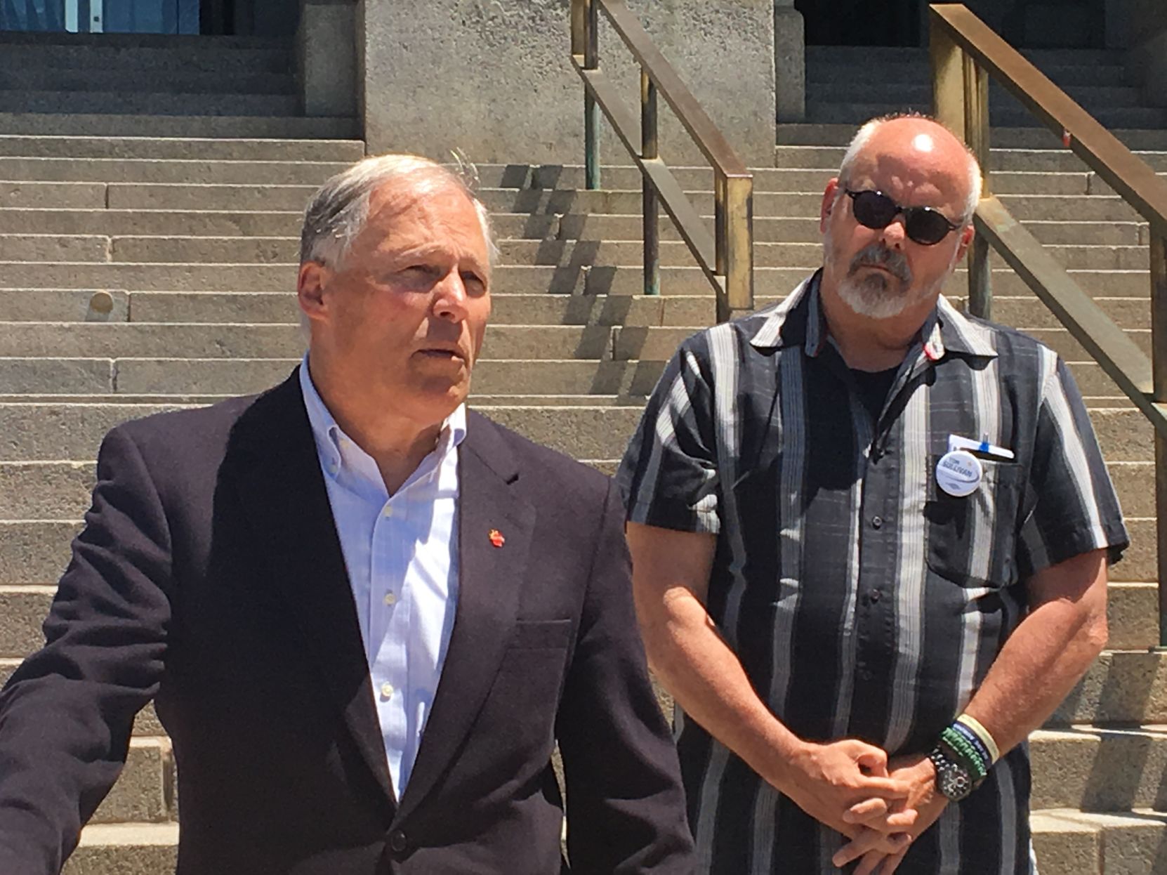 Wash. Gov. Inslee in Colo. to back gun control, Dem candidates