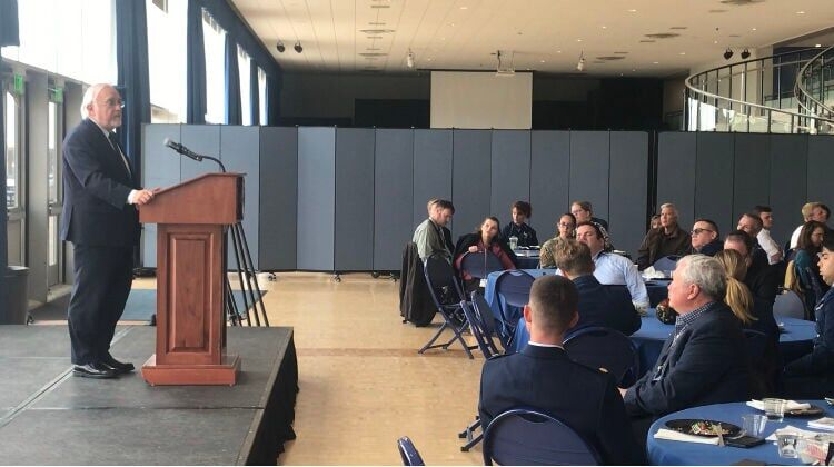 Rabbi addresses Hamas attacks in keynote speech at USAFA human rights conference