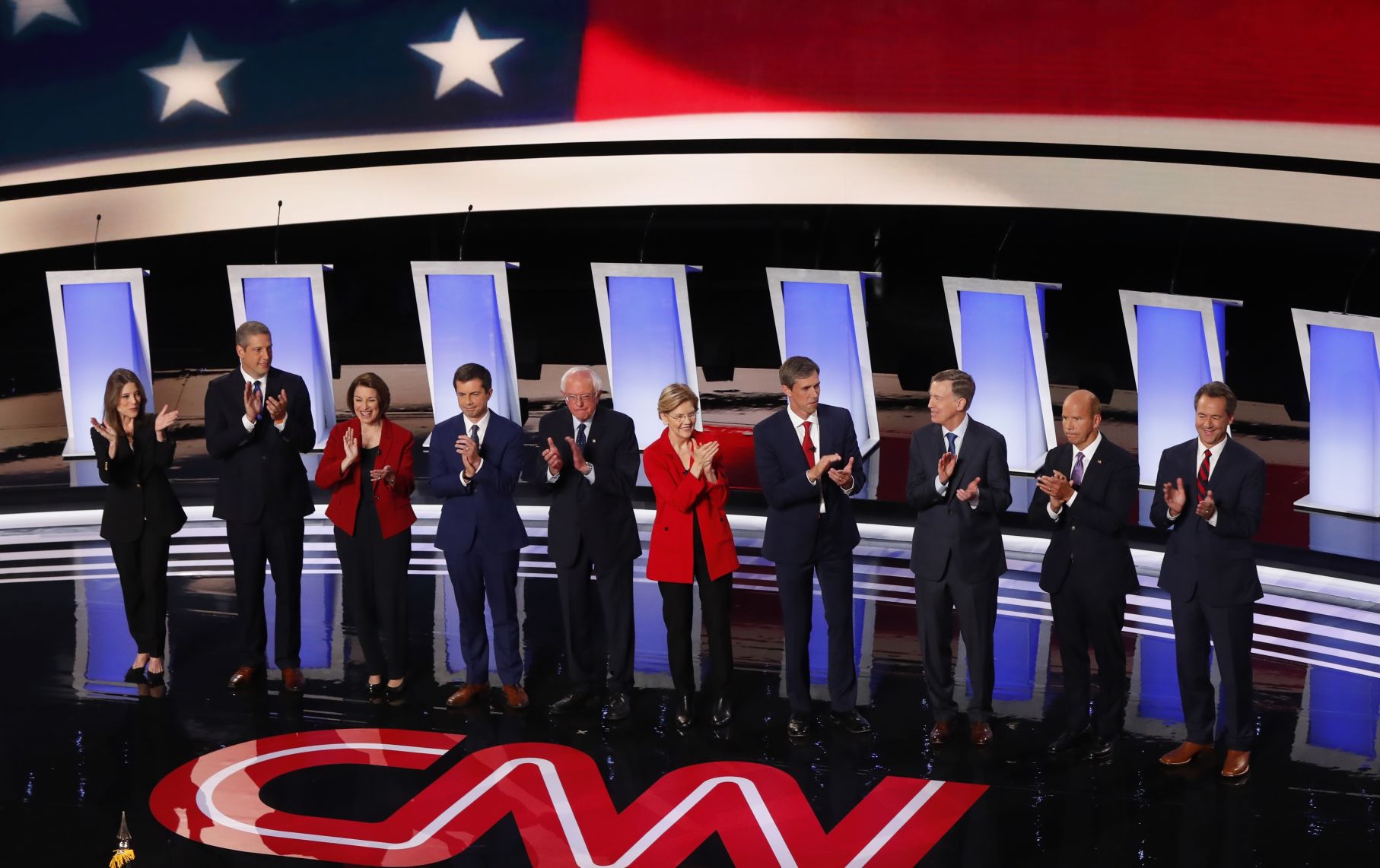 Viewership of first night of Detroit presidential debate was way down from Miami