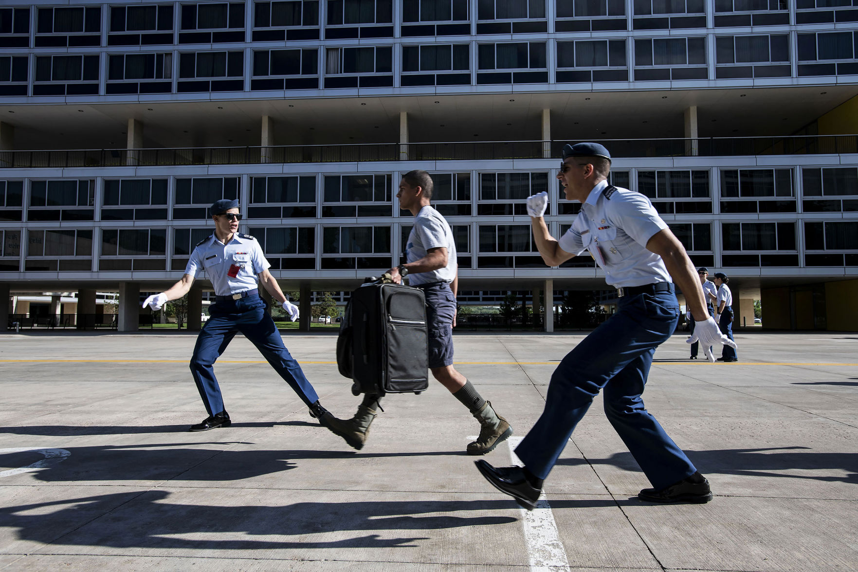 Air Force Academy Class of 2023 gets the basic welcome