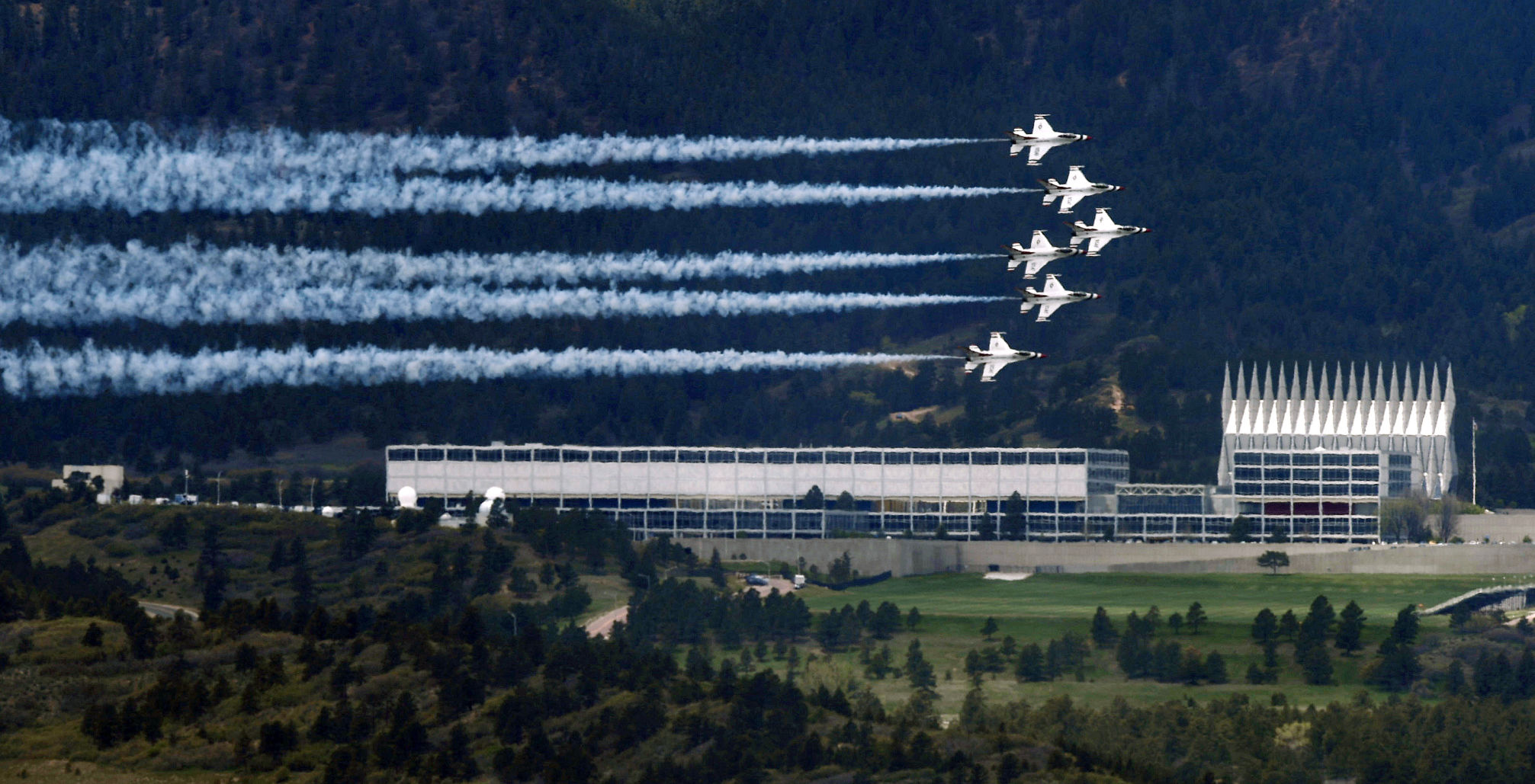 Air Force Academy worried about weather for Trump visit, graduation