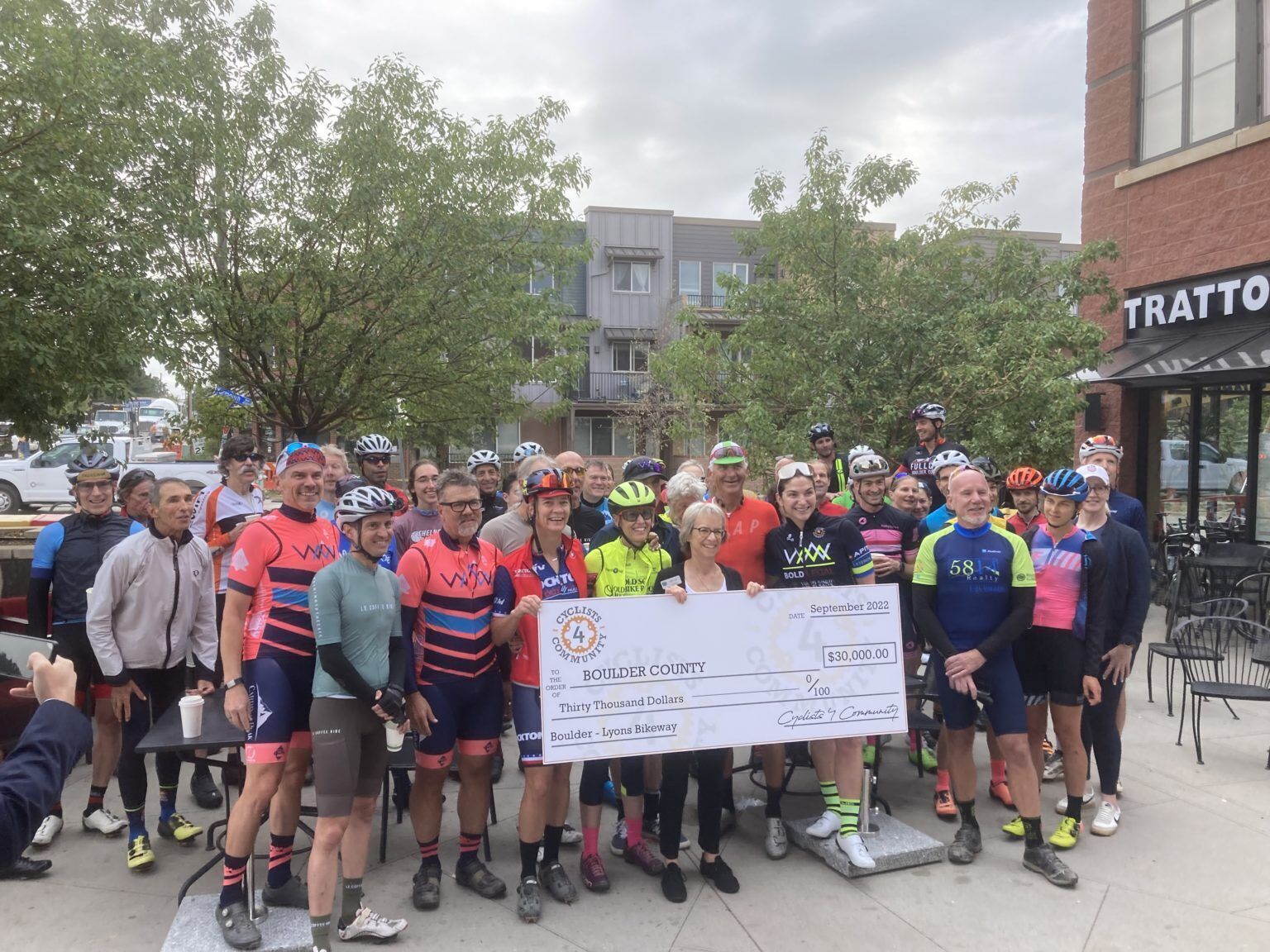 Donation marks momentum for bike path along notorious highway in Colorado