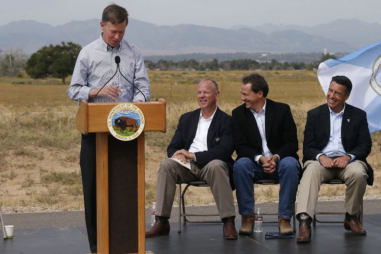 Hickenlooper, Mead set aside political differences to dig into sage grouse plan