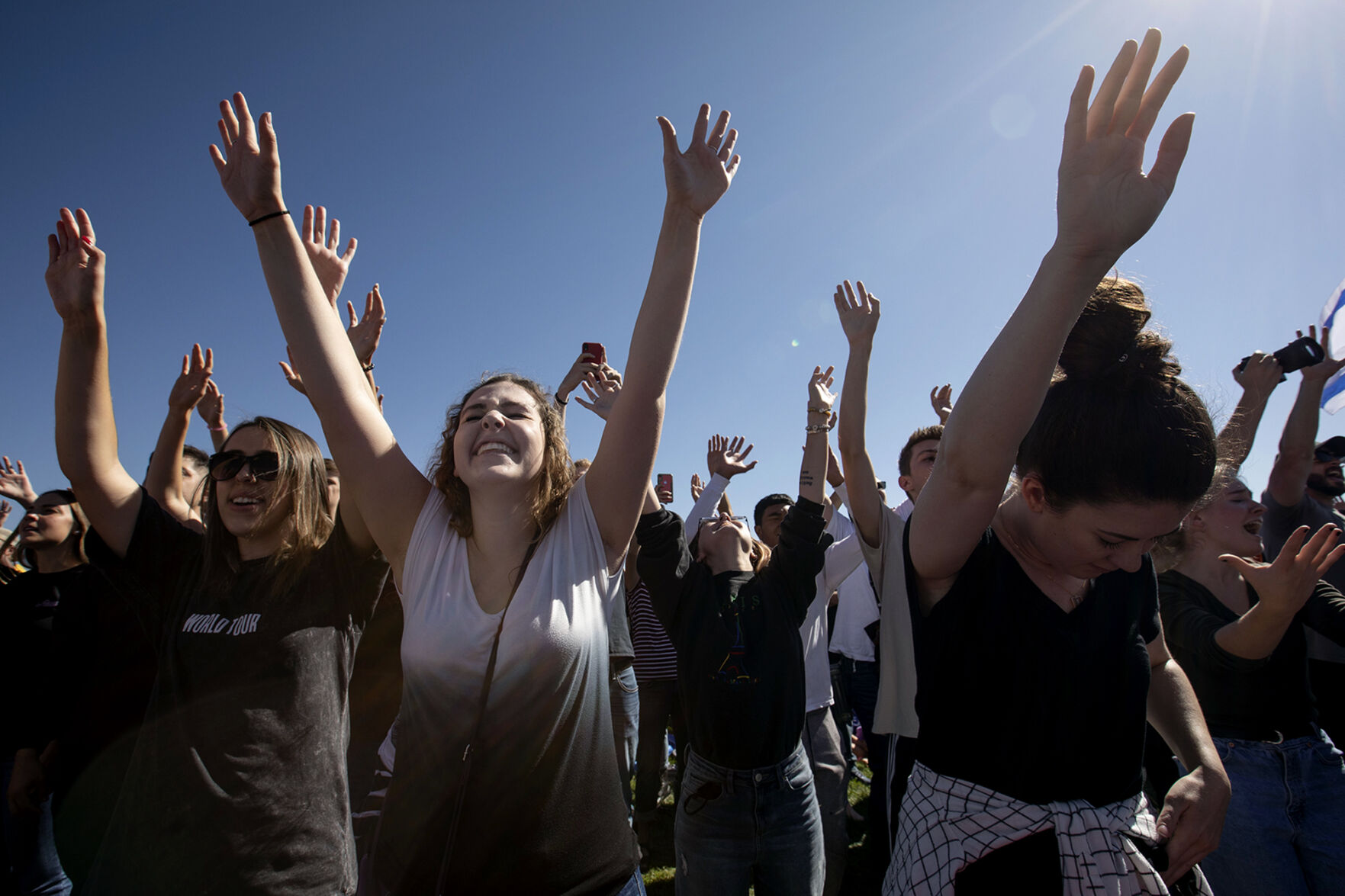 Colorado Springs worshippers eschew masks, social distancing, for revival-style rally at Memorial Park