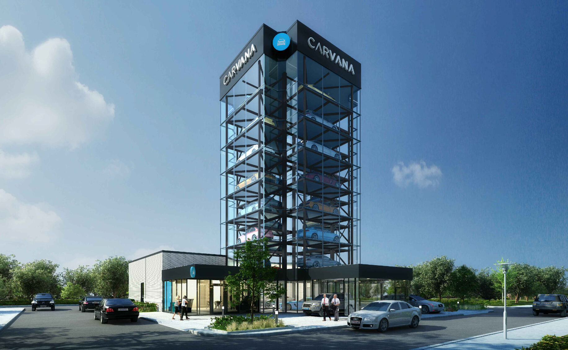 Carvana car vending machine proposal for Denver location advances to first City Council vote