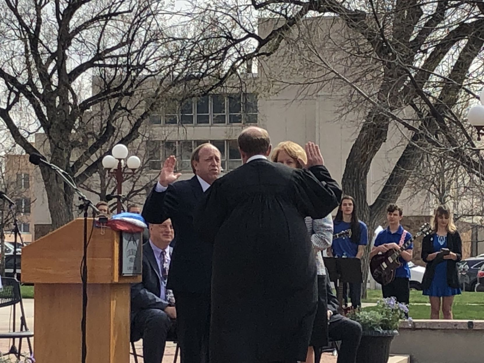 Colorado Springs mayor and at-large council members take oaths of office