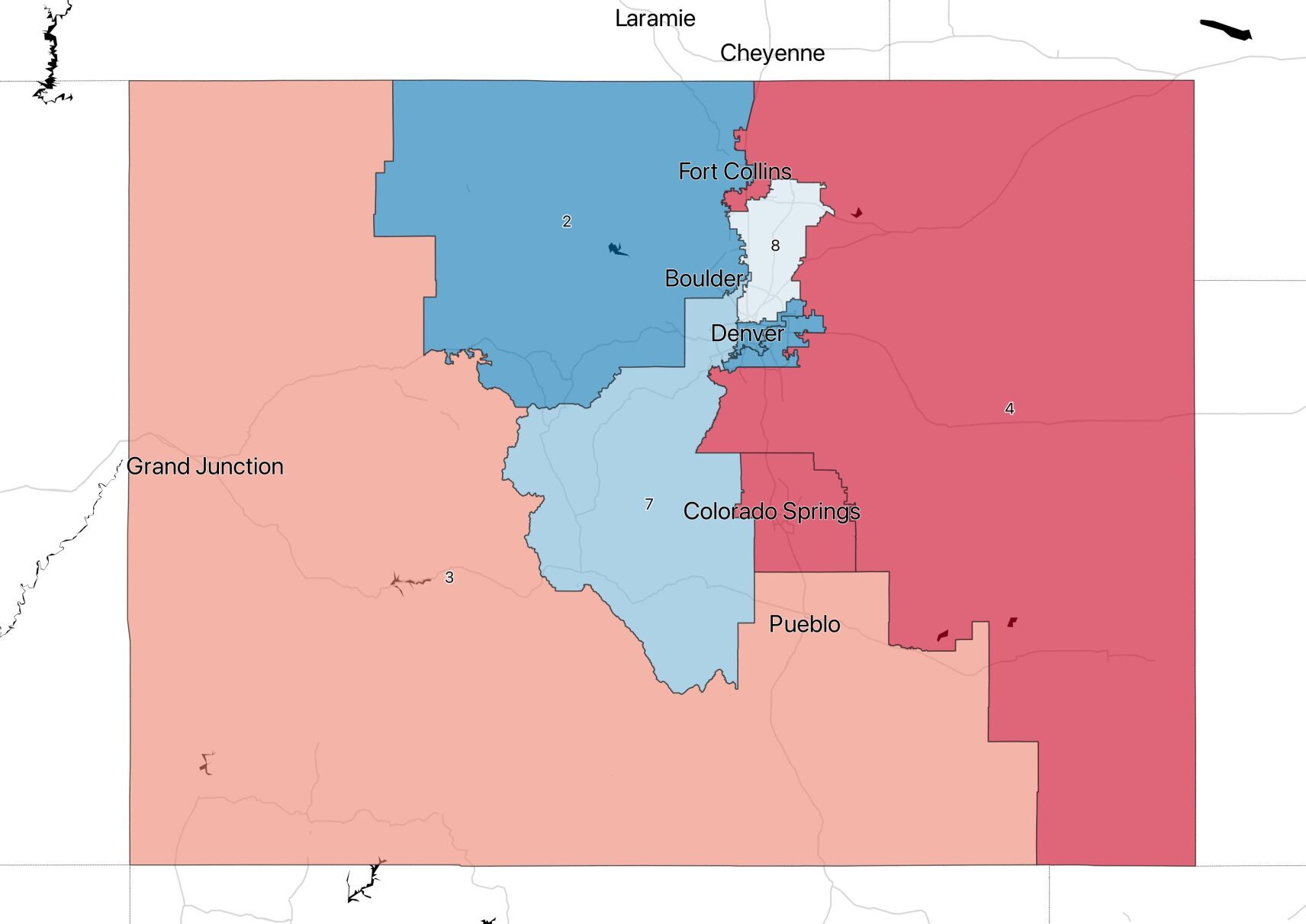 Potential final Colorado congressional redistricting map proposal released