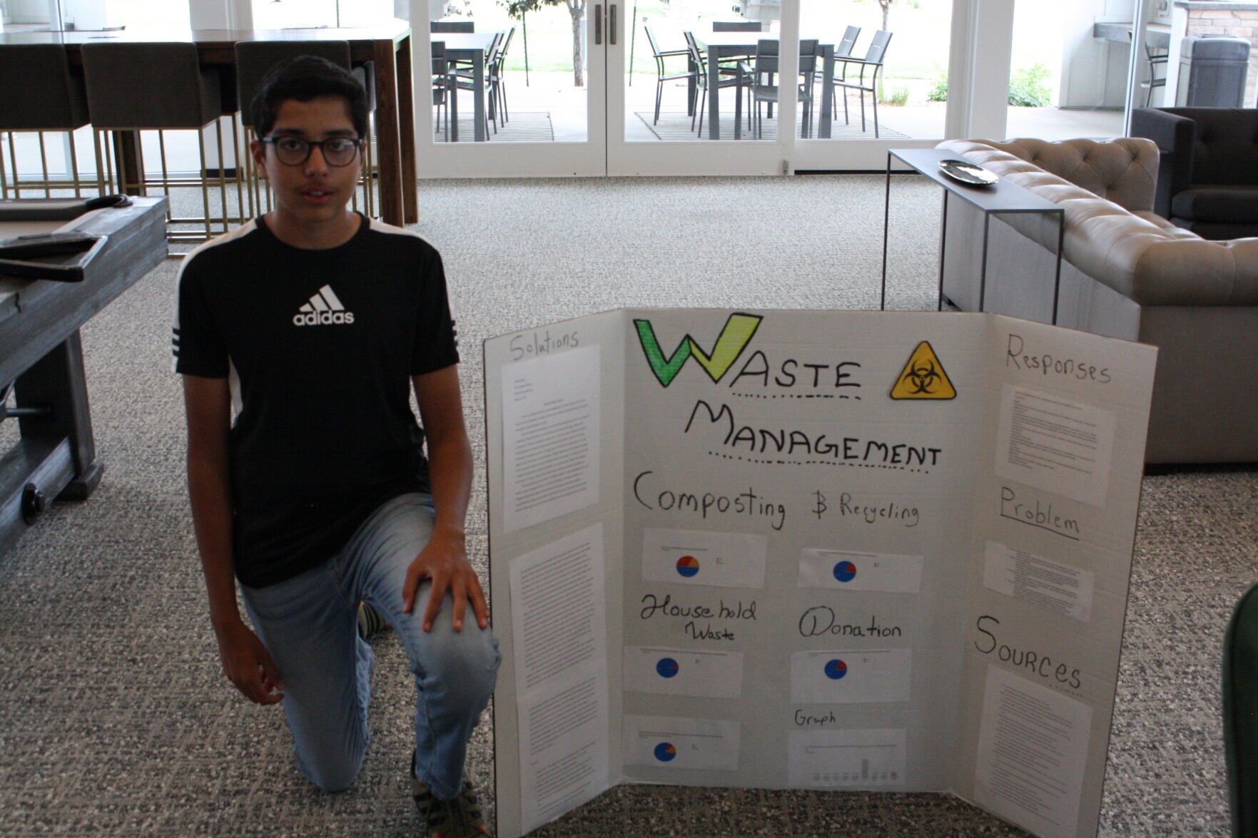 Colorado Springs teen designs waste management project to help increase recycling awareness